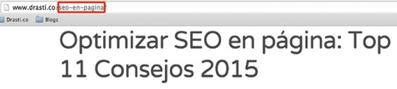 Optimizar SEO en página